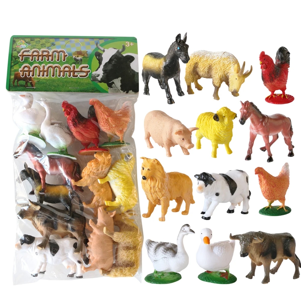 Accept Custom Packaging Cheap 12pcs Hollow Plastic Figure Set Farm Animal  Toy - Buy Farm Animal Toy,Plastic Farm Animal Toy,Figure Toy Farm Animal  Product on 