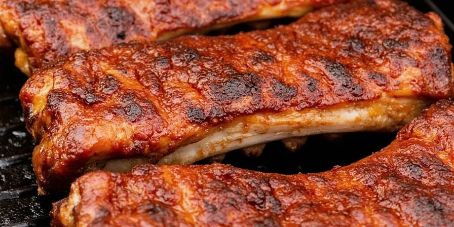 Applying Spice Rub to Ribs