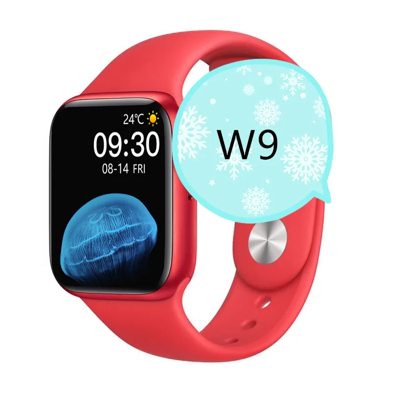 

W9 Smartwatch Waterproof Fitness Tracker Sport Bracelets PK W26 Pro Plus Video Game Seri 6 Smart Watch