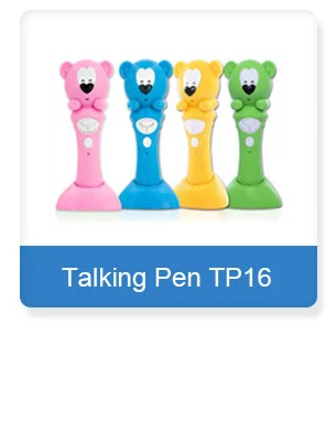 Kids Educational Toy bear Speaking Pen Talking Pen Reading Pen with 13 sets of Cards