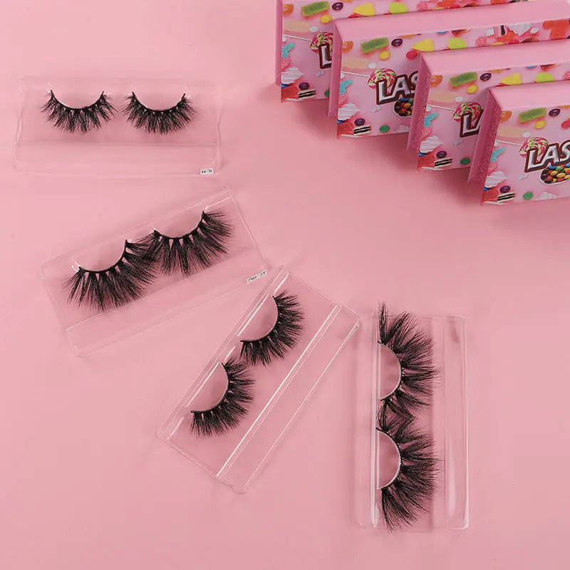 

hand made full strip lashes3d wholesale vendor 6d 25mm real mink lashes vendor customized boxes ffluffy other false eyelashes