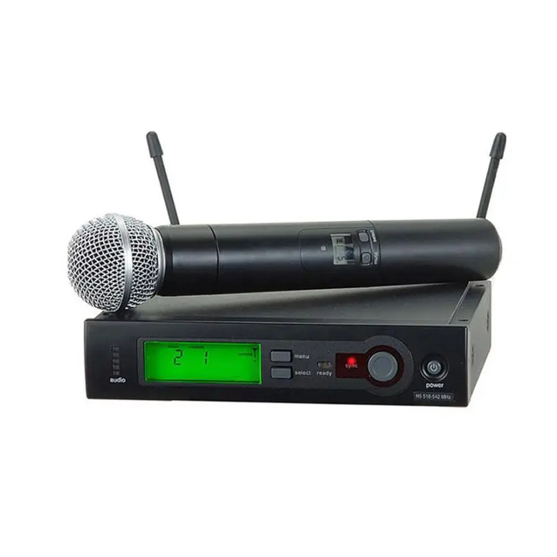 

GAW-U500 UHF Wireless Handheld Mic With High Quality One for two wireless microphone KTV singing home stage performance mic