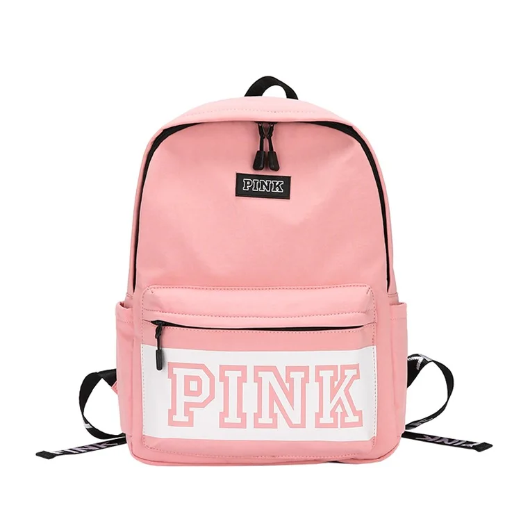 

Waterproof Nylon Backpack Women New Simple Solid Color Backpack Teenage Large Capacity School Bag mochila, Customized colors