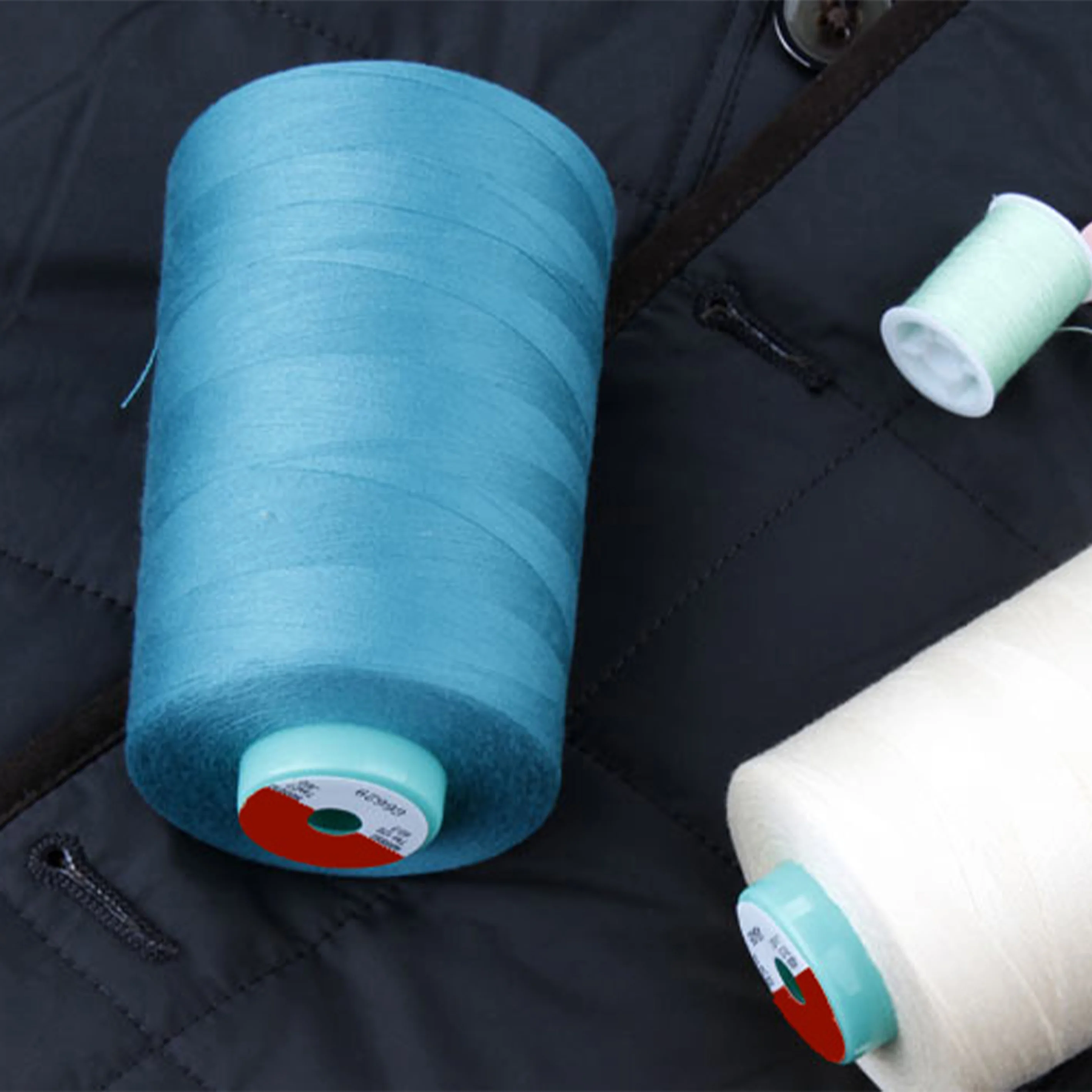 
Staple Spun Polyester Sewing Thread Tailoring Material 