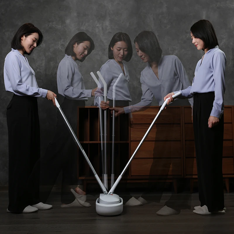 

BOOMJOY Free Shipping Intelligent Wireless Electric Hard Floor Mop And Bucket Set With Spray, White