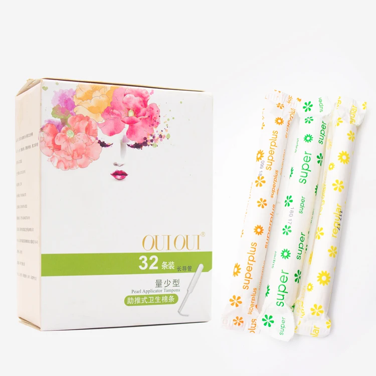 

Wholesale organic cotton tampons biodegradable cardboard applicator gots certificated tampons