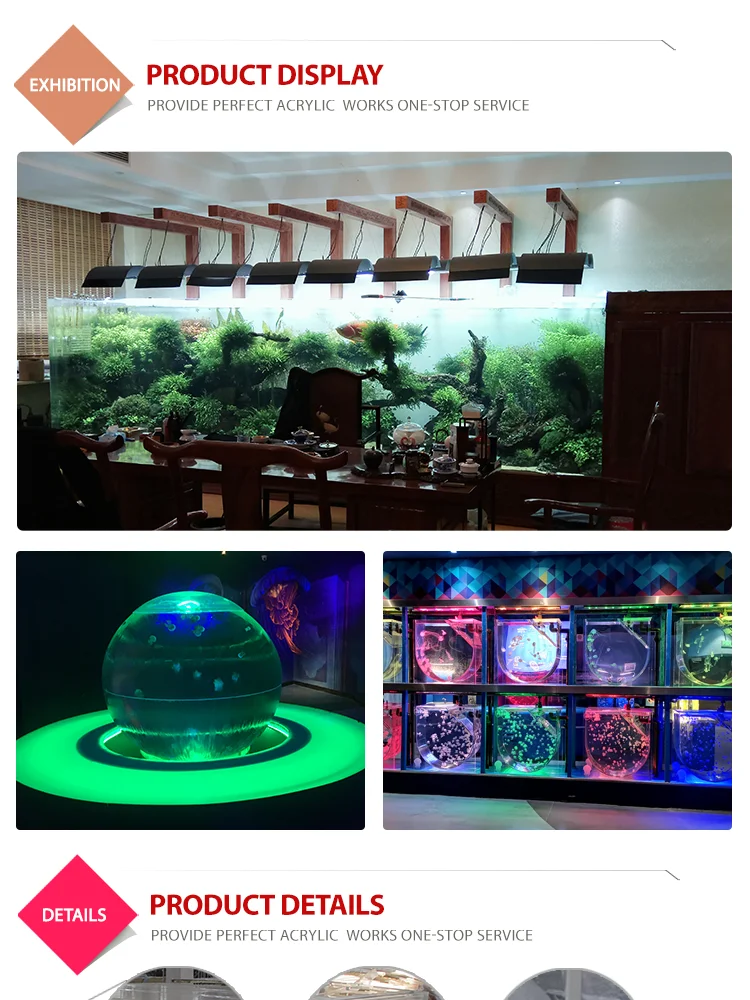 Hot Selling Large Acrylic Aquarium Supplier,Ce Approved Custom Acrylic ...