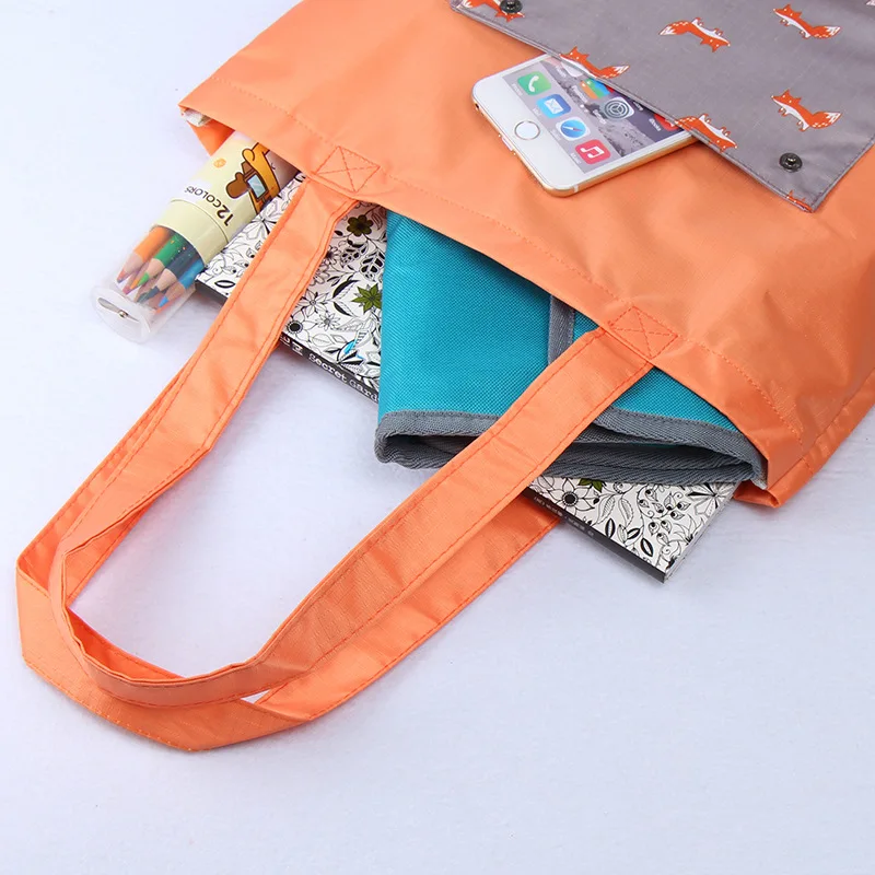 Factory Wholesale Easy Carry Foldable Reusable Roll Up Shopping Bag