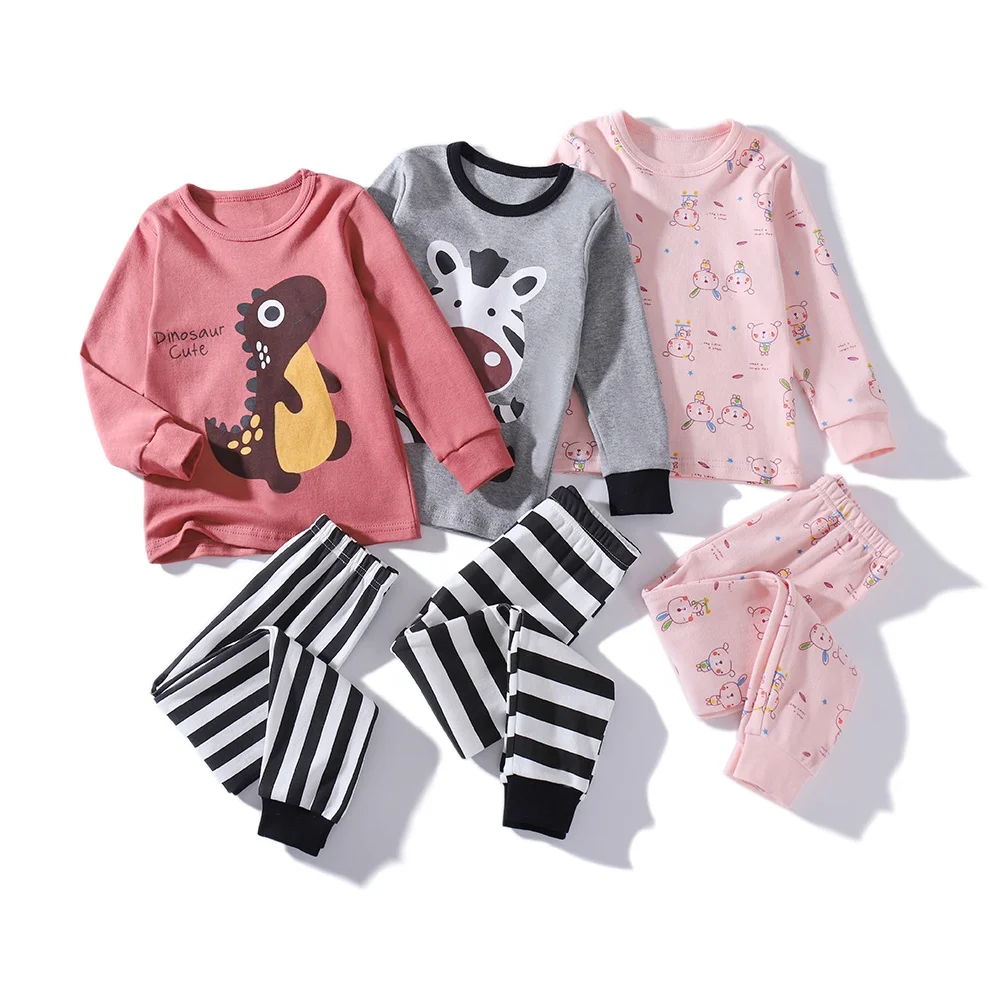 

Children Thermal Clothing Pyjamas For Baby Girls Boys' Boutique Sleepwear Clothing Sets Kids Pajamas Children Cartoon Clothes, Picture