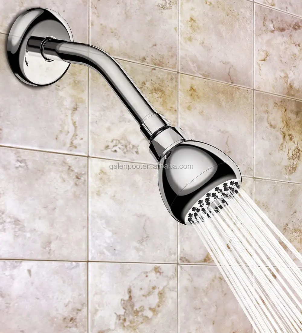 High Pressure Shower Head 3 Inch Anti Leak Fixed Chrome Showerhead