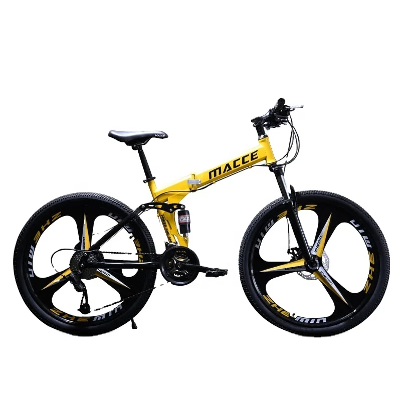 

Manufacturer wholesale folding mountain bike 26 inch variable speed double shock absorption bicycle