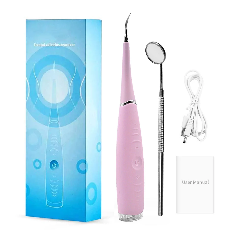 

Sonic Electric Toothbrush Mouth Washing Tool Rechargeable Silicone Black Dental Scaler USB Brush Teeth Calculus Remover