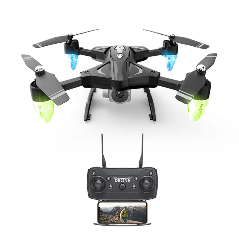 

2021 New style WiFi FPV High Hold Mode Foldable Flight Time 18 Minutes 1080P Quadcopter camera RC Drone F69