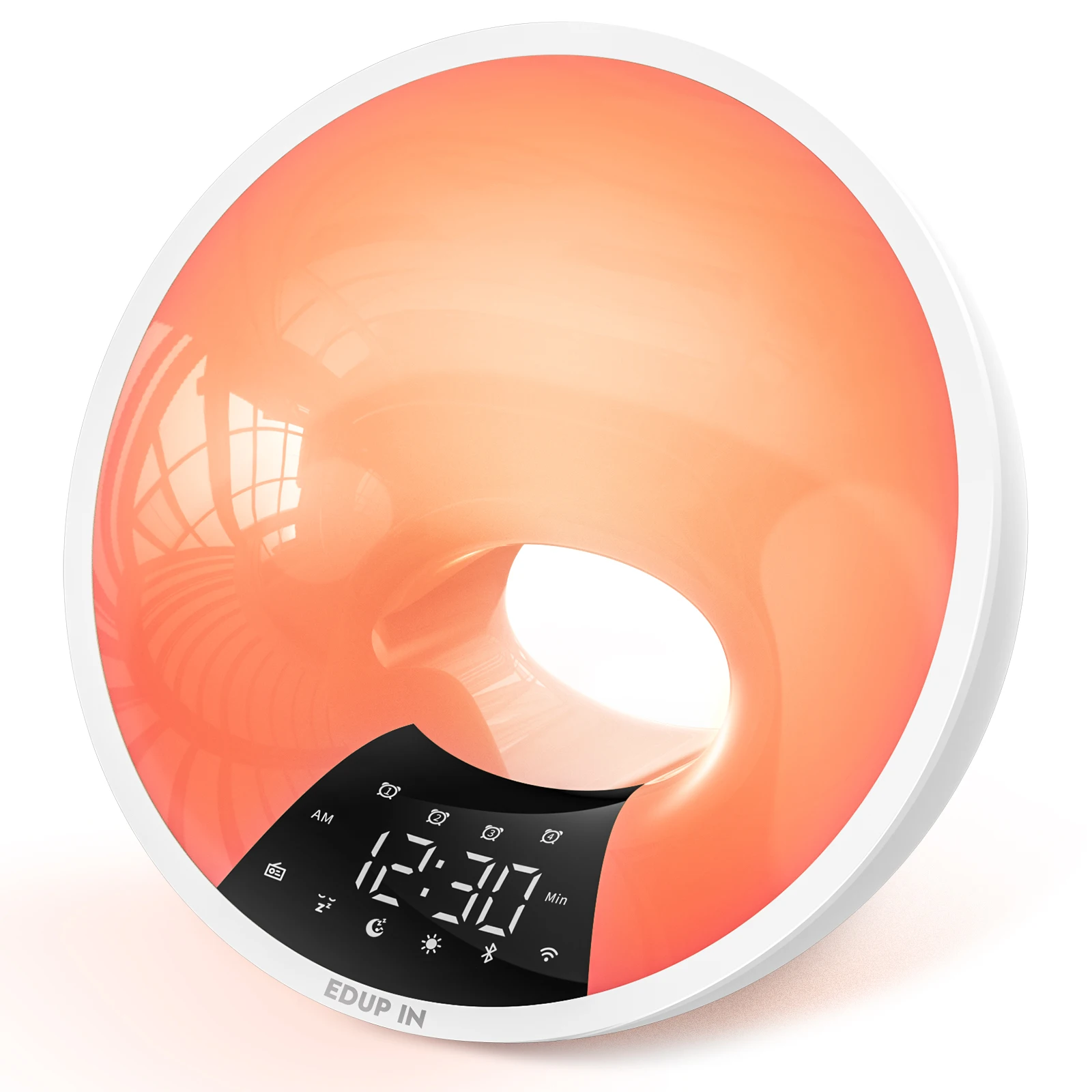 

EDUP Smart WIFI Night Light Digital Sunrise Wake Up Light Alarm Clock for Kids Adults Bedrooms