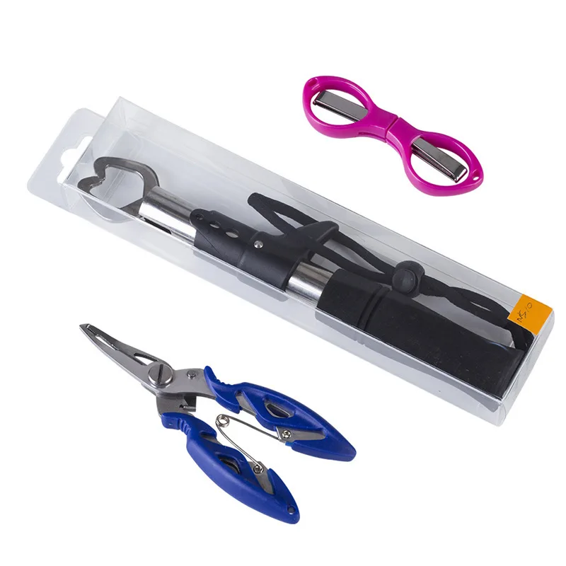 

Multi-purpose Aluminium Alloy Fishing Cutting Pliers Suit Fishing Fish Lip Grip Fishing Plier, Black colors
