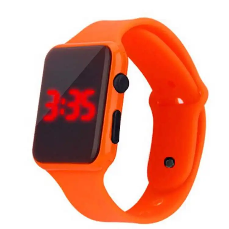 

New Design sport waterproof Wristwatches Soft gum strap Digital watch