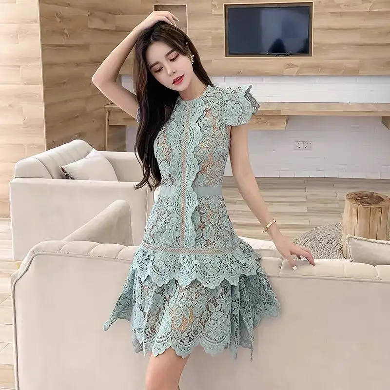 

Sweet Bohemia Black Rainforest Relaxed Waist New Ladies Sexy Simple Dresses
