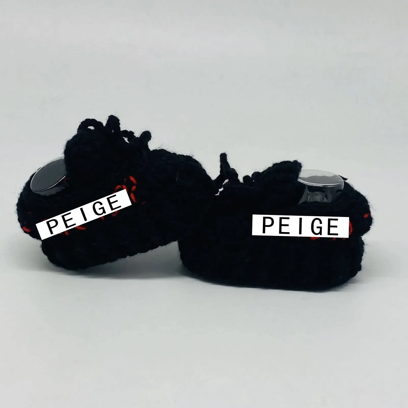 

Free Shipping Toddler Breathable Handcrafted Knitting Sneakers Handmade Knitted Crochet Baby Shoes, Picture