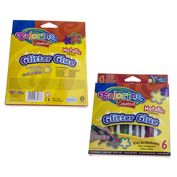
Wholesale Silver Art Promotional Glitter Glue For Crafting Kids Gift Low Odor Glitter Glue Pen 