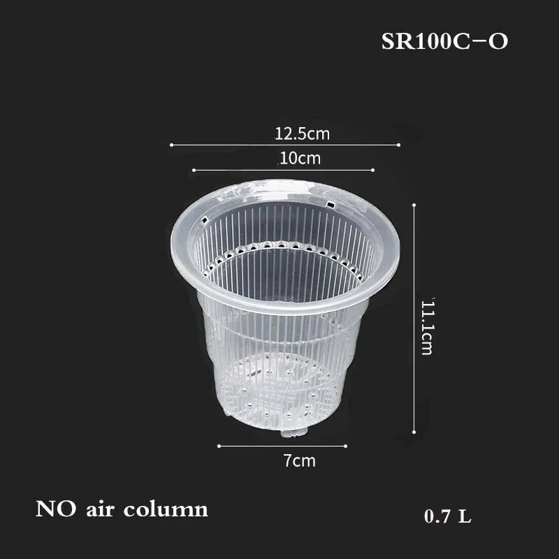 Orchid Pots With Holes Plastic Plastic Clear Slotted Orchid Pots Liners
