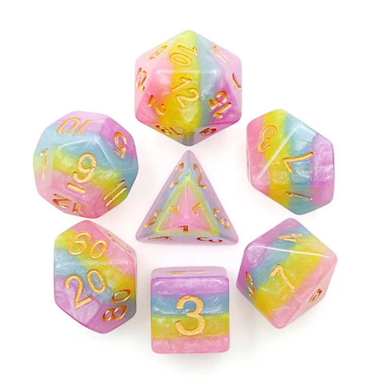 High quality hot selling around the world amethyst dnd gemstone dice