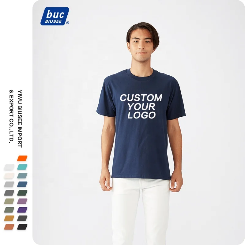 

Custom Printing Logo T Shirt Wholesale Unisex 100% Cotton T-shirt Blank Plain O-neck Men T shirt, Customized color