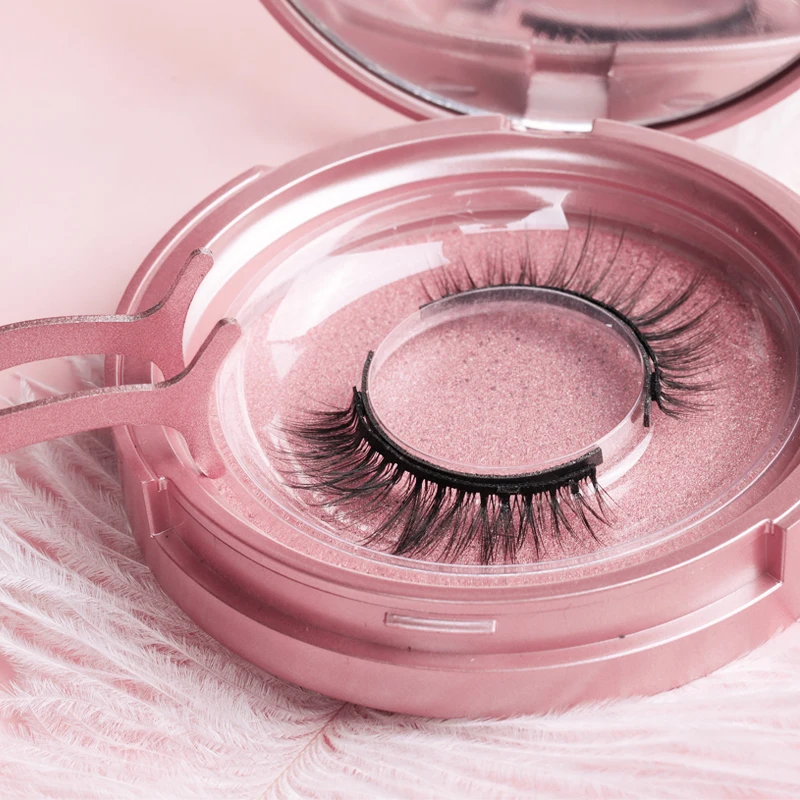 

Reusable Natural Magnetic False Eyelashes With Magnetic Eyeliner Tweezers Made Of Safety Ingredients