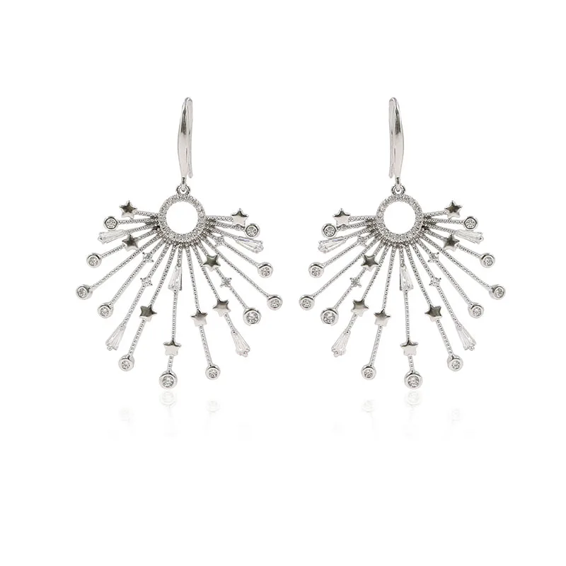 

Newest Women Earrings Jewelry Party Bling Rhinestone Star Charm designer earing