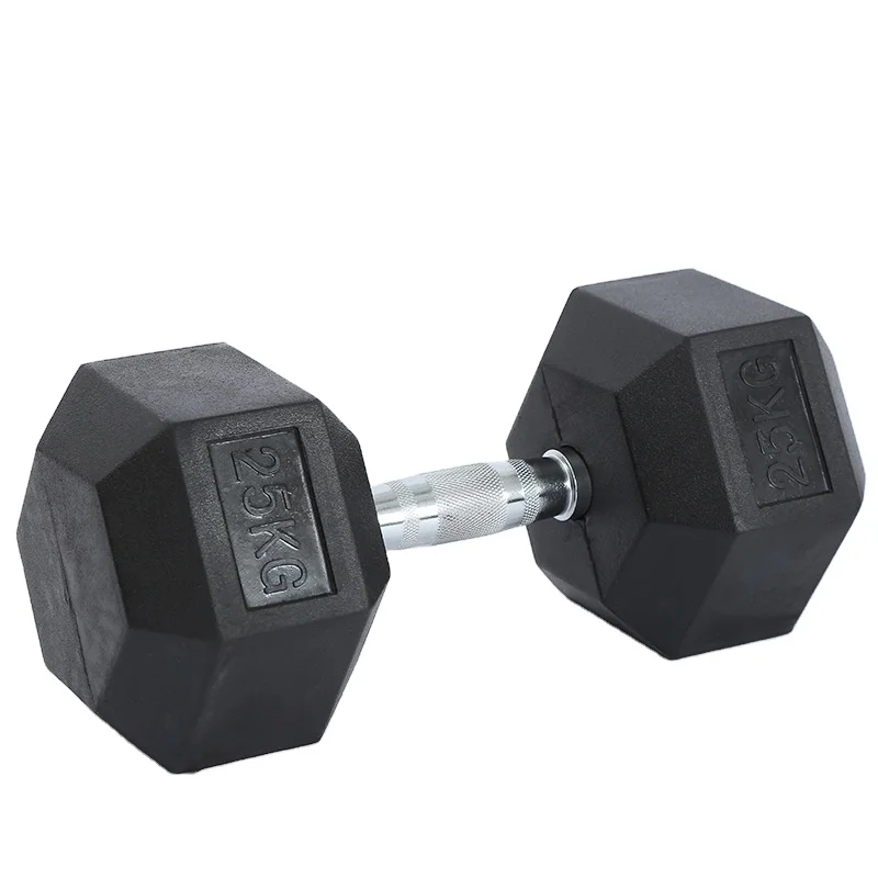 

gym dumbbell rubber hex dumbbells Mancuernas