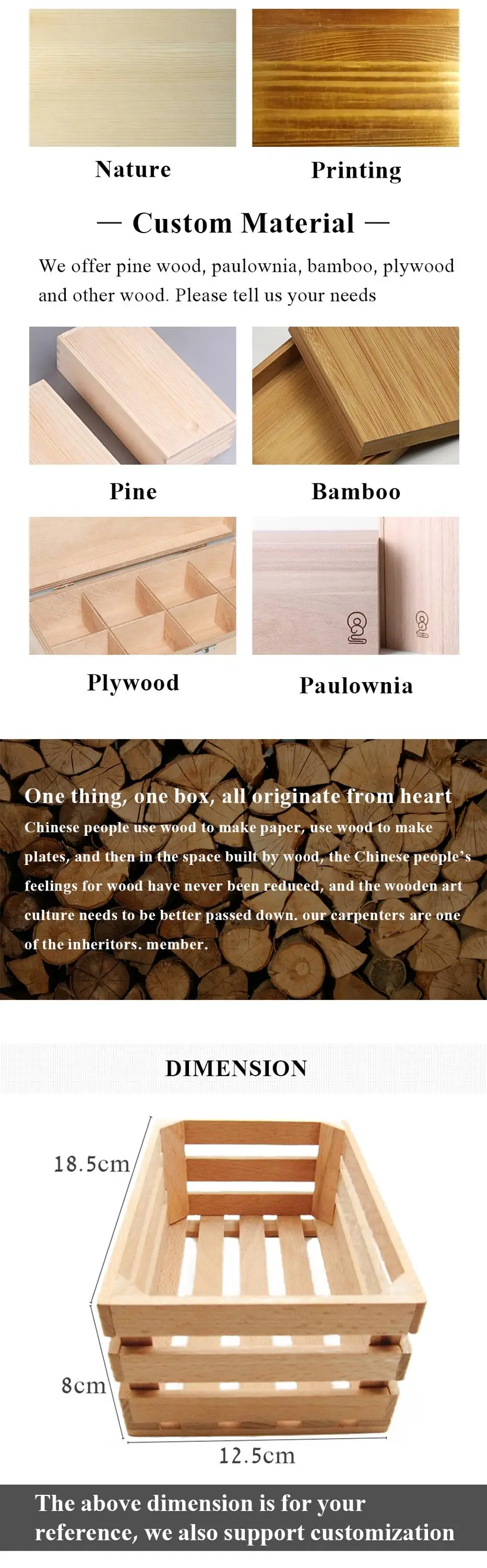 Cheap Wooden Fruit Crates For Sale Pine Unfinished Wood Crates
