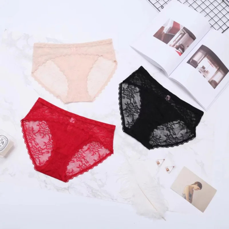 

New design woman lace sexy panties women underwear cotton