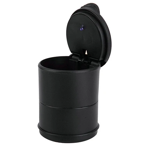 

Ash Tray Holder Car Truck Led Storage Case Ashtray For Car Home Smoking Accessories Portable Ashtray Outdoor, As photo