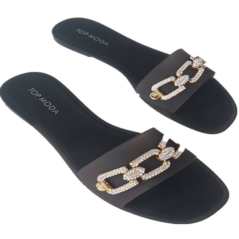 

Wholesale High Quality Low Price Summer Soft PVC Fabric Flats Fashion Womens Sandals, Various
