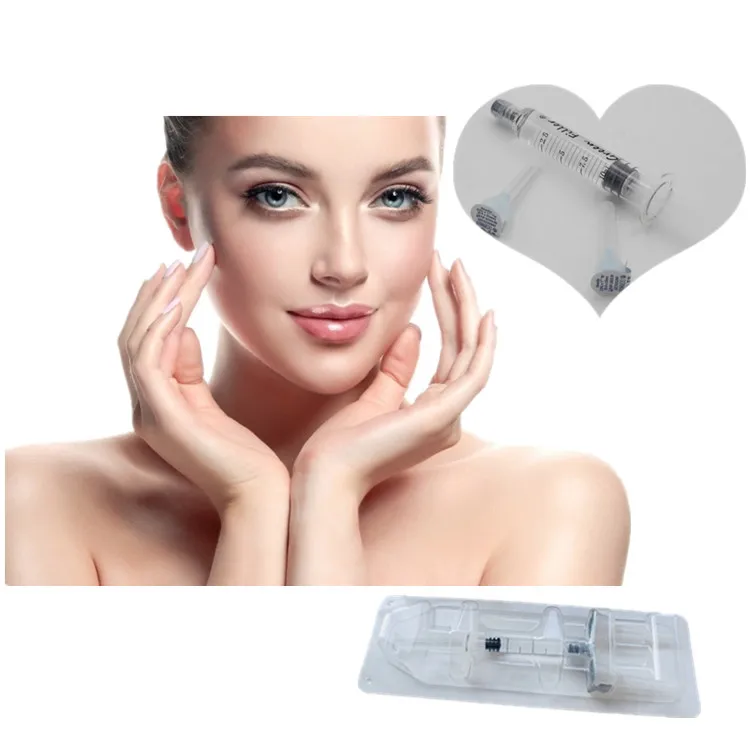 

2ml acid hyaluronic dermal filler for removing wrinkles and anti-aging, Transparent