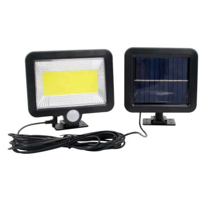 Ningbo Solar Lighting Waterproof Sensor Solar Light COB LED Light Wall Night Lamp Solar 100 LED Garden Solar Light