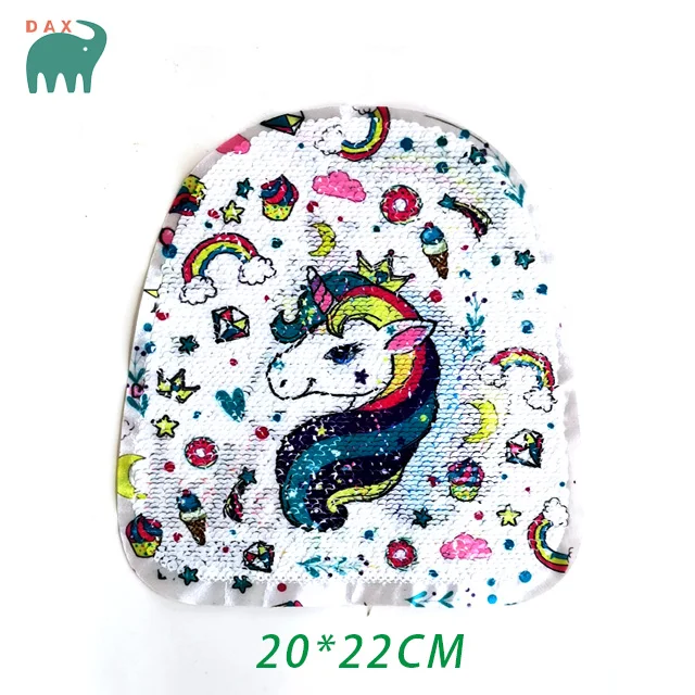 
Custom new design popular reversible sequins patches in patches 