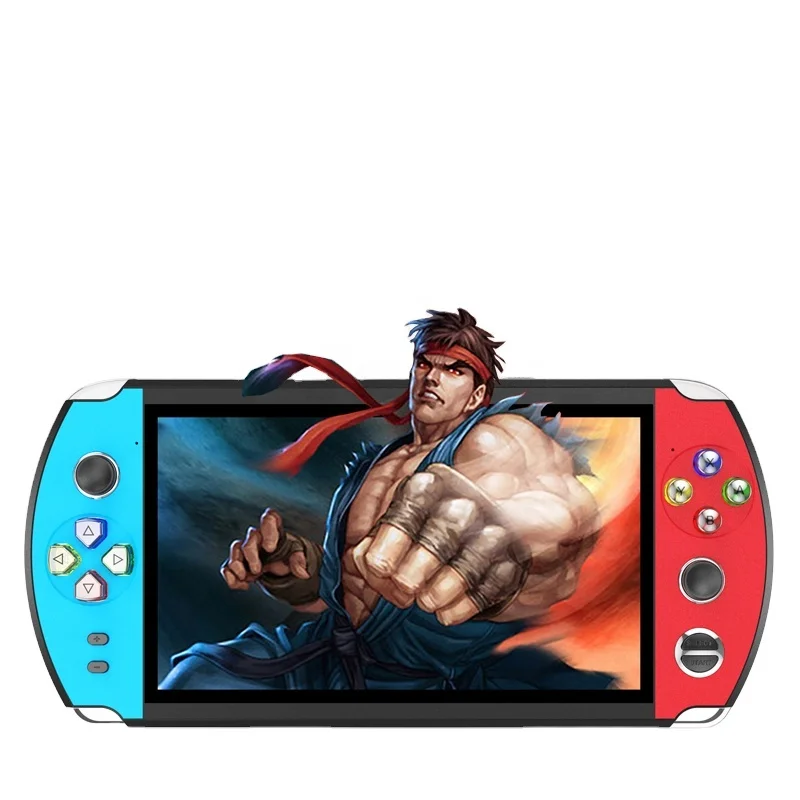 

New factory 7.1" wholesale x19 classic retro video portable game player wireless handheld game console