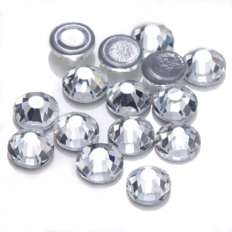 

Mixed Sizes Flatback Rhinestones Clear Color Non Hotfix Fancy Nails Stones Rhinestones Crystals For Nail Clothes Decorationn