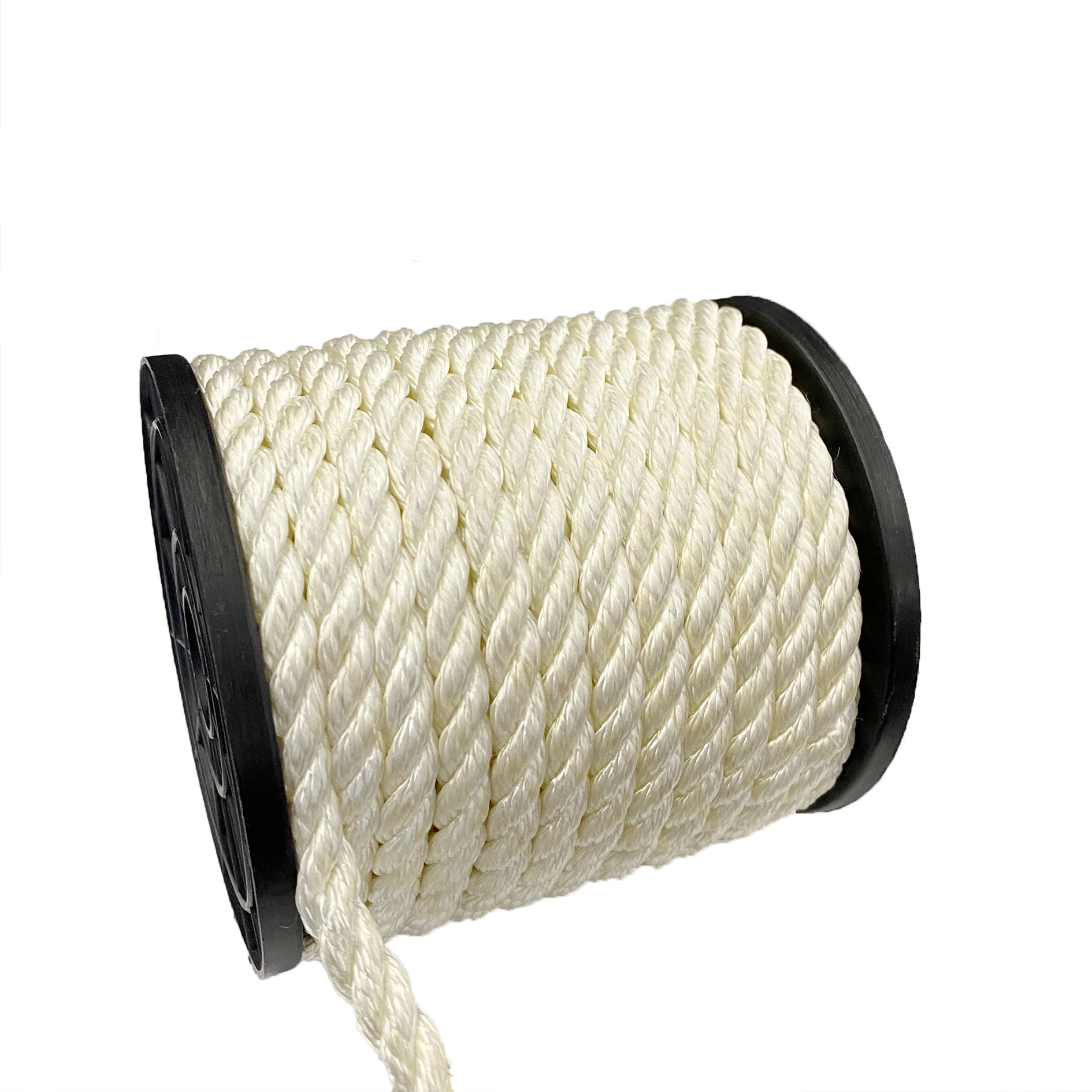 Manufacturer direct sale nylon 3-Strand Twisted Hdpe Fishing Net Rope
