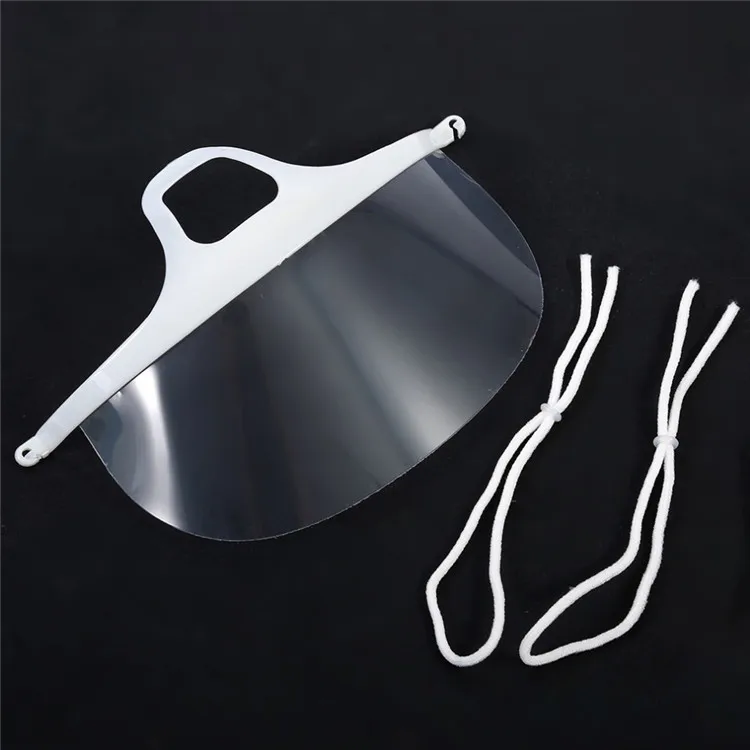 
Transparent Anti-fog Face Mask Plastic Comfortable Spittle Shield Tattoo Mouth Cover Kitchen Catering Mask 