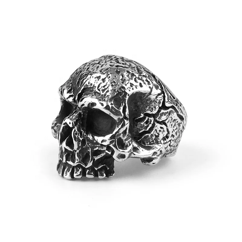 

Gothic Skull Rings For Men Stainless Steel Hip Hop Design Jewelry Wholesale Price Jewelry Dropshipping Customized Gifts