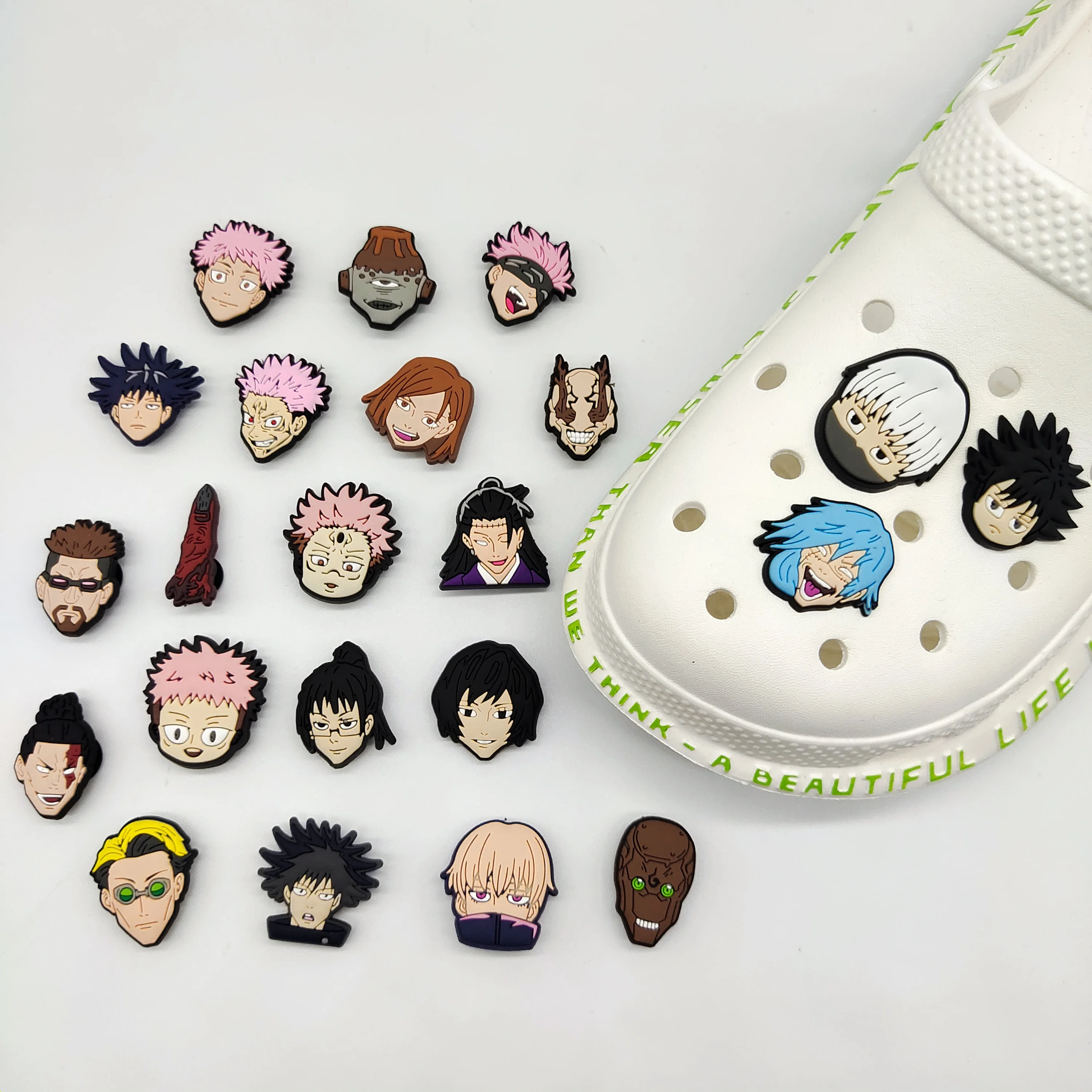 

wholesale cartoon custom designer shoe croc charms anime pvc soft Shoe decoration clog As a gift Shoes and accessories