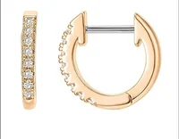 

V&R Amazon Hot Sale 14K Gold Plated Cubic Zirconia Cuff Earrings Huggie Stud earring
