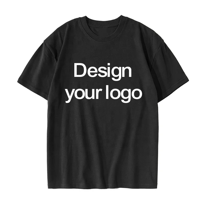 
wholesale High Quality 100% Cotton camisas Oversized graphic plain tshirts Blank t shirts custom printing tshirt for Men casual 