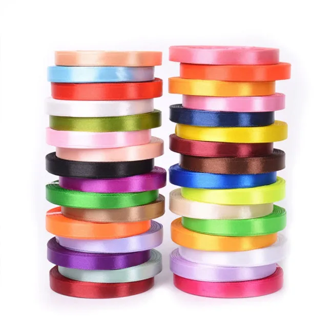 

single sided white 20 mm satin ribbons, Color card