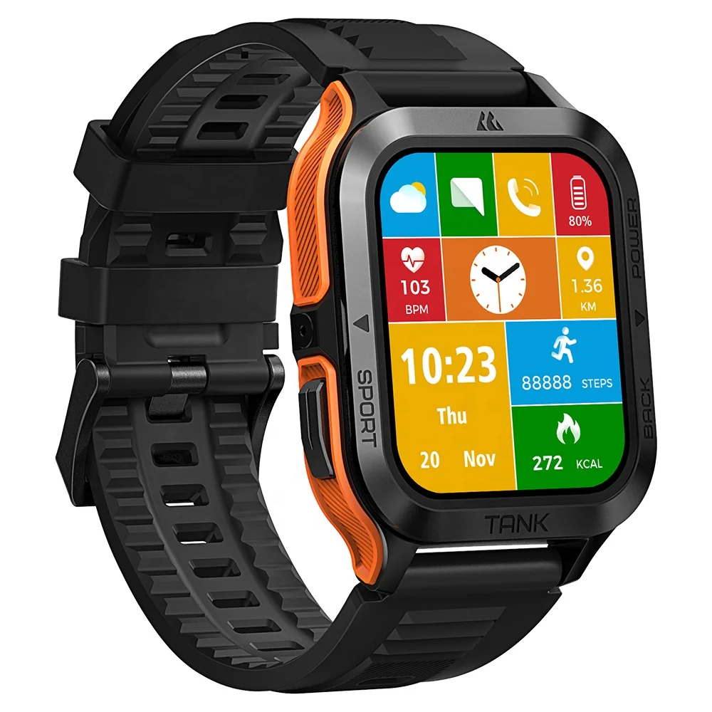 

Official Best Seller KOSPET TANK M2 Smart Watch New Outdoor Sports Outdoor Sports Waterproof Rugged Heart Rate Smart Watch
