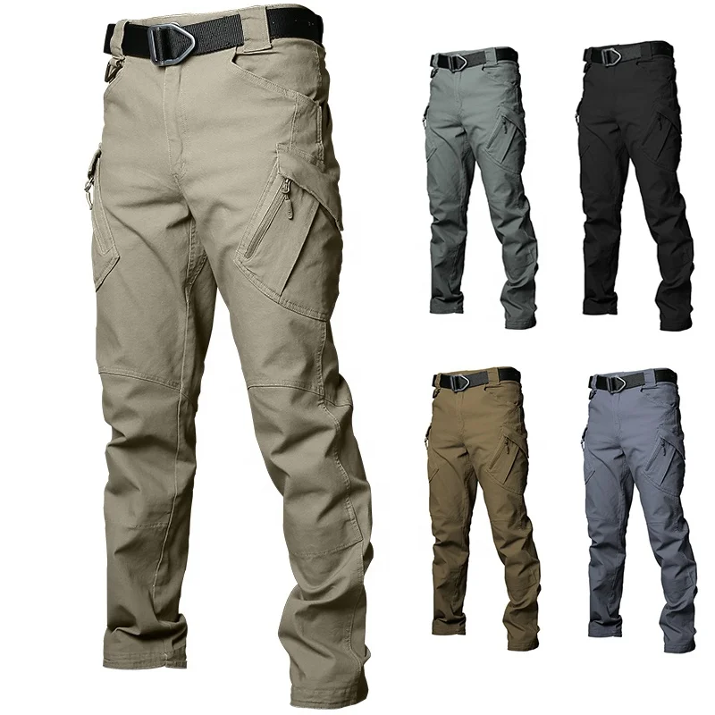 

cargo pants Men's Trousers army work outdoor techwear hiking pantalons homme khaki celana pria casual