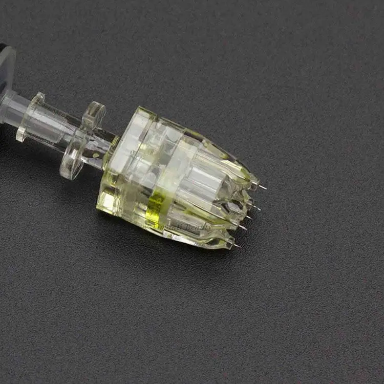 

Cheap EZ Vital Injector 2 Multi Needles 5 Pins / Ez 9 Pins Water Mesotherapy Injection Gun Needles, Transparent