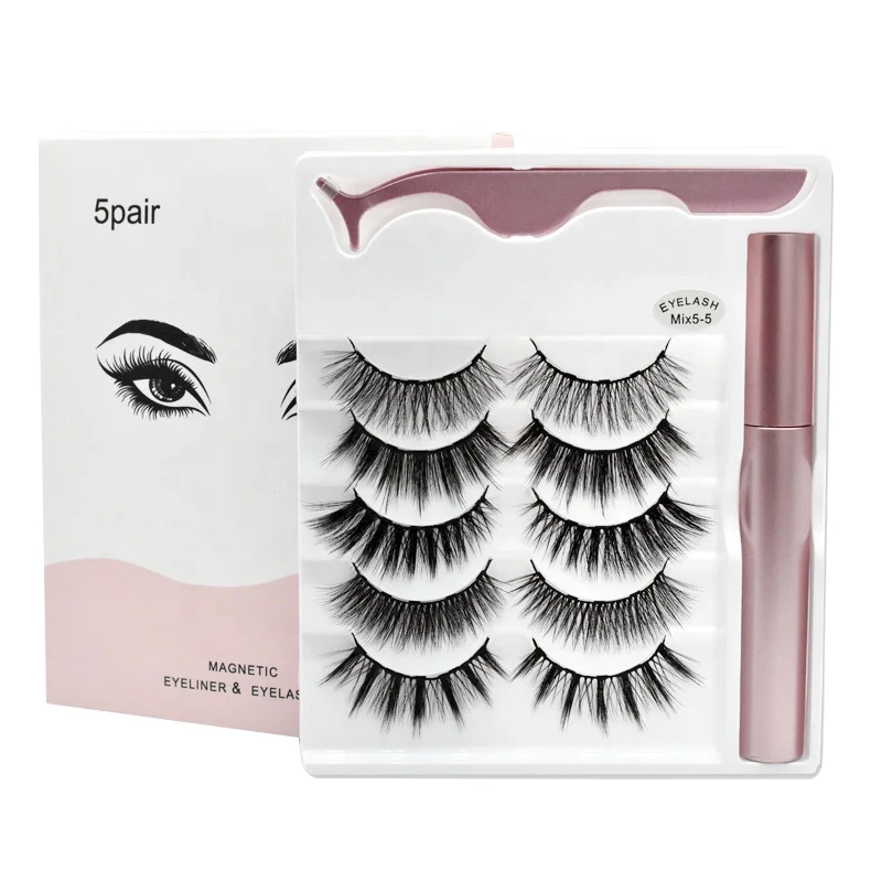 

Hollyren Double 3D Layer Effect Mega Volume Faux Mink eyelash 5 pairs