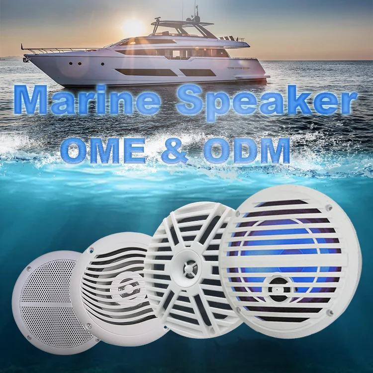 6 boat speakers